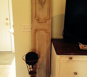 look turn a door into a faux french shutter, doors, home decor, repurposing upcycling