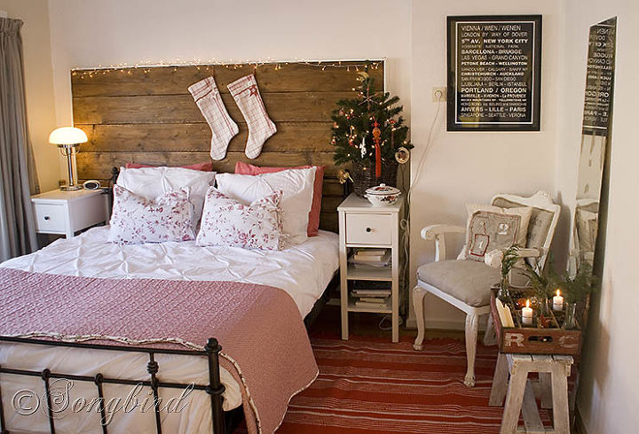 christmas decor in the bedroom, bedroom ideas, seasonal holiday decor, My Christmas bedroom of 2011 A wonderful retreat when things got to busy