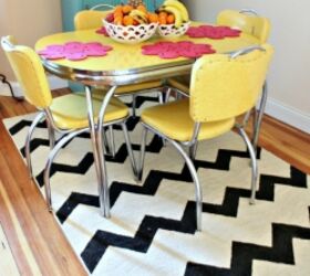 chevron rug, flooring, home decor, DIY Chevron Rug