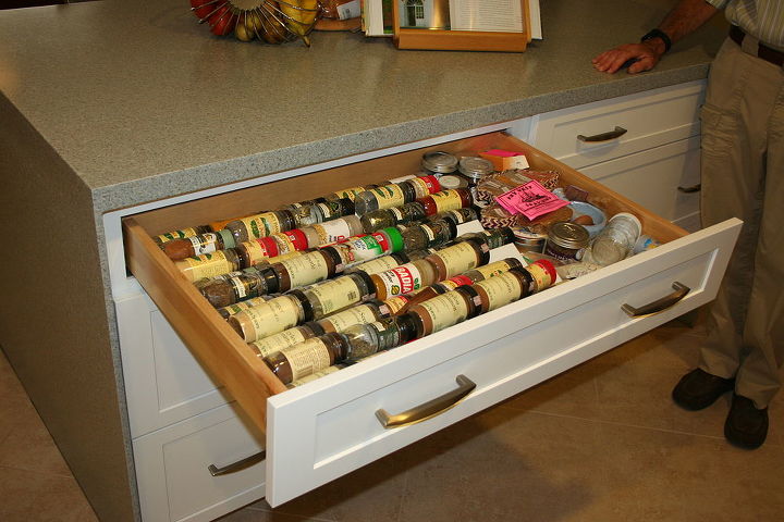 organize your spices with this inexpensive drawer insert, kitchen design