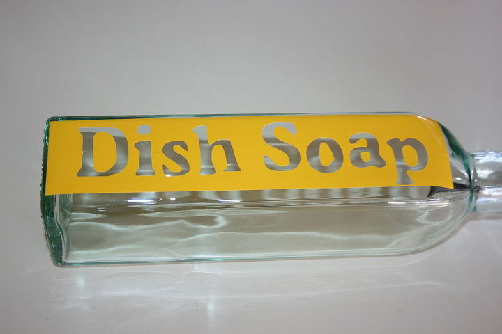 dispensador de jabn de vidrio grabado