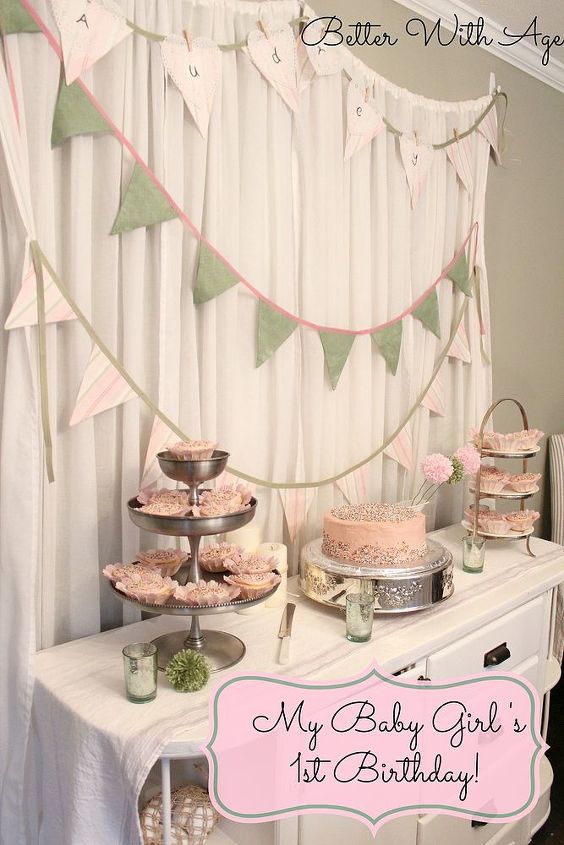 my baby girl s 1st birthday party, home decor