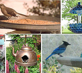 easy flea market style bird houses feeders and crafts, crafts, gardening, repurposing upcycling