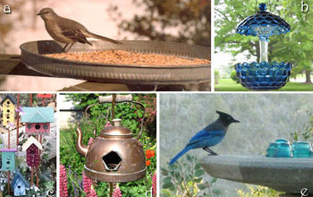  Estilo fácil de mercado de pulgas: casas de pássaros, alimentadores e artesanato