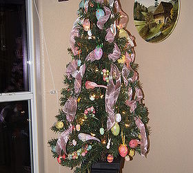 kitchen holiday tree, christmas decorations, easter decorations, patriotic decor ideas, seasonal holiday decor, Easter Tree