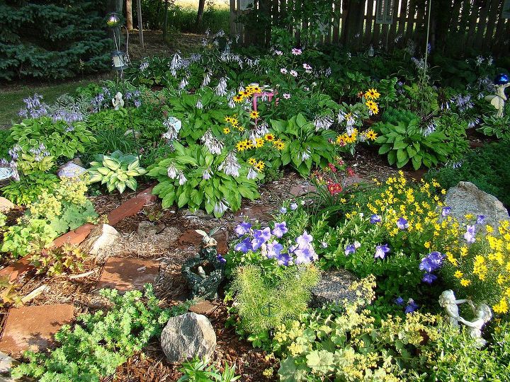 gardening, gardening, outdoor living, This is my shade and part sun garden