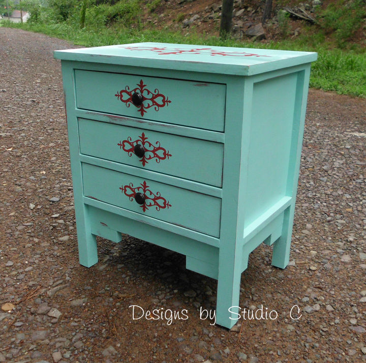 plans to build a monterrey side table, diy, how to, painted furniture, woodworking projects