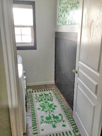 Learn How To Stencil A Laundry Room Floor Mat Hometalk