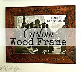 build a custom frame, home decor, woodworking projects, Use a hammer to beat the wood