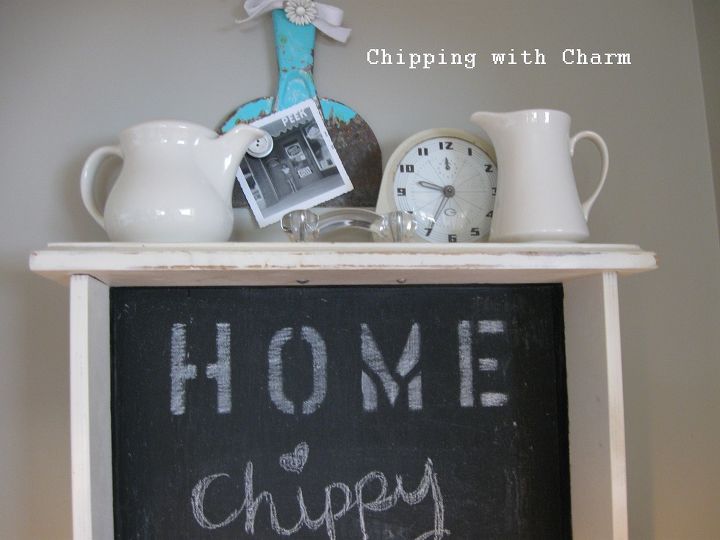 re purposing a kitchen junk drawer to a chalkboard shelf, cleaning tips, kitchen design, repurposing upcycling, shelving ideas