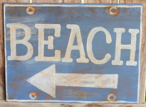 diy rustic beach sign knock off from ballard designs, crafts, Come on over and learn how to make this beach sign for yourself