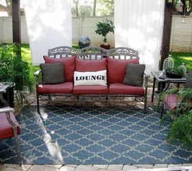 stenciled rug, flooring, home decor, outdoor living, painting, My new rug