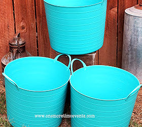 decorating and using flexible tubs for planting, container gardening, gardening, outdoor living