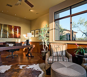 tucson custom home hacienda floor plan, A beautiful luxury den