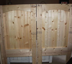 how to build a rustic barn door headboard, bedroom ideas, doors, home decor, woodworking projects, We repeated the process until both doors were assembled