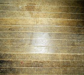 refinished 100 year old hardwood flooring, flooring, hardwood floors, woodworking projects, The old wavy dirty floor
