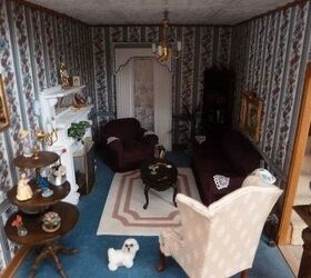 victorian house, crafts, living room