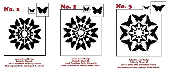 butterfly blooms stencils fly onto your walls, painting