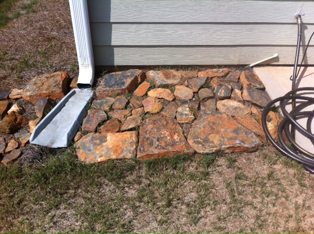 we have been collecting rocks and wanted to do something decorative in the back of, gardening, These are in back of our home