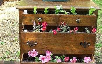 Flower Chest of Drawers With Granddaughter