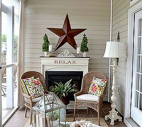 our summer porch, outdoor living, seasonal holiday decor, Welcome to our summer porch