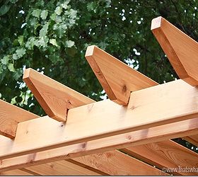 diy weekend pergola project, diy, outdoor living, woodworking projects, Add crossbeams to complete your pergola