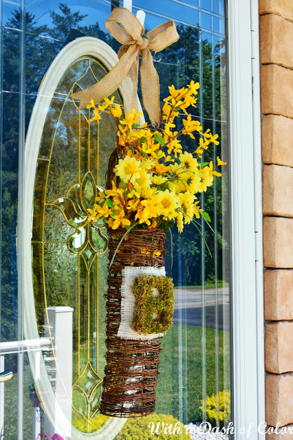 a porch a barn door a kitchen and a garden just to name a few, gardening, home decor, painted furniture, Late Summer Basket and Blooms from