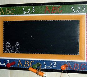 chalk boards by granart, chalkboard paint, crafts, kitchen cabinets, painting, repurposing upcycling, Child s Room Chalk Board by GranArt