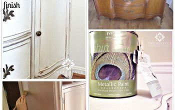 How to Create a Vintage Glam Finish for Furniture #modernmasters