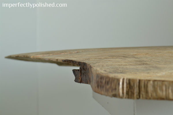 mesa lateral de borda de madeira faa voc mesmo