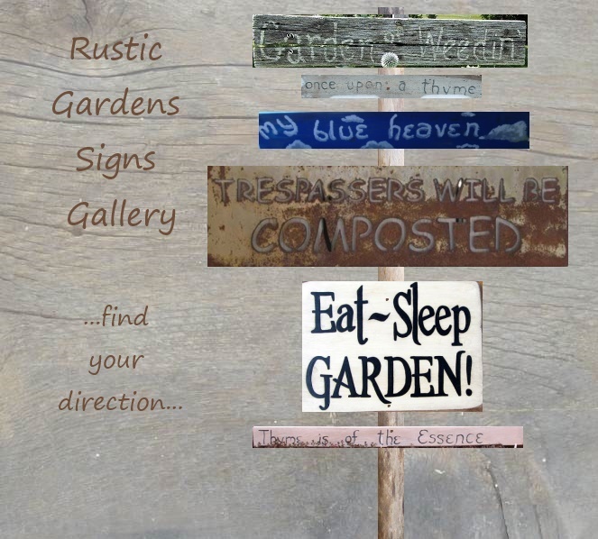 rustic garden signs give your garden direction, gardening, The Gallery is open stop in for a visit and get a good direction for your garden