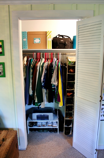 closet makeover with upcycled organization, closet, organizing, repurposing upcycling, The final closet reveal