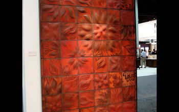 Natalie Blake Studios, custom, handmade, ceramic wall art tile and backsplash tile. http://www.unaluntile.com