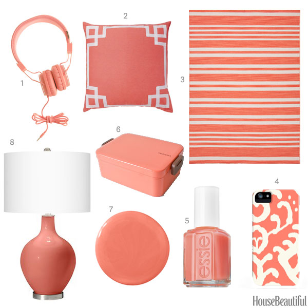 obsesin por el color de la plantilla rosa coral