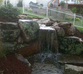 waterfalls water gardens water features by just add water in des moines iowa, outdoor living, ponds water features, To learn more about this project https www facebook com notes just add water pondless waterfall des moines iowa metro pond to pondless waterfall renovation b 337789622922730 Waterfall water garden water feature contractor