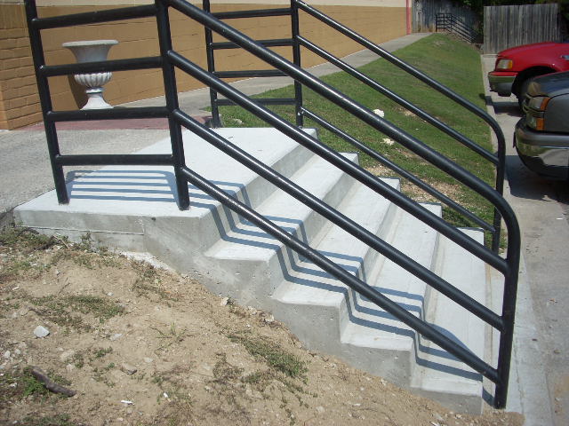 concrete steps, concrete masonry, Steps3