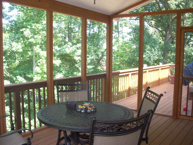 screen porch, decks, outdoor living, porches, Screen Porch1