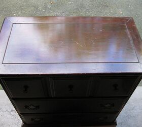 small chest, painted furniture, Top Before
