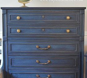 a set in coastal blue, painted furniture