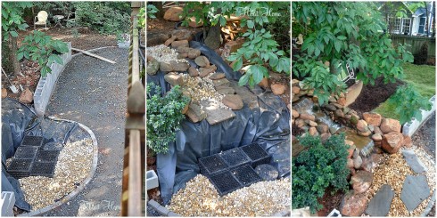 diy pondless waterfall, diy, landscape, ponds water features