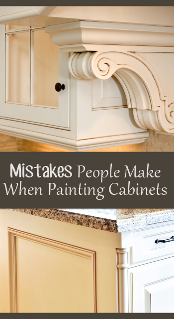 mistakes people make when painting kitchen cabinets