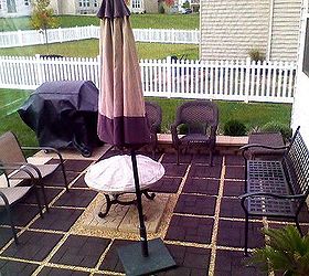 i builded my patio with a little more 500 perfect for a small budget, concrete masonry, gardening, outdoor living, patio, My 500 patio