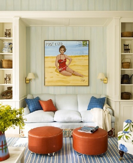 coastal inspired decor, home decor, Bring in ocean inspired textures