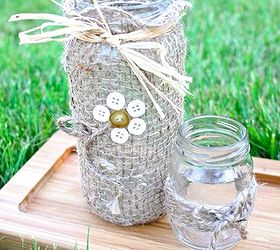 jar love, crafts, flowers, mason jars, Pretty lil flower olive jar and mustard jar