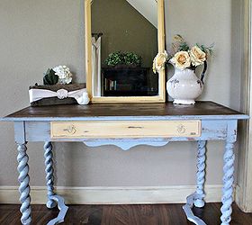 miss mustard seed milk painted desk, chalk paint, painted furniture, rustic furniture, The finished product