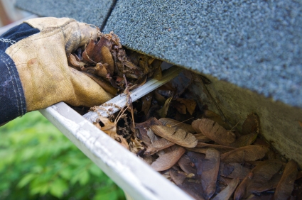 10 great ideas to get your home ready for spring, home maintenance repairs, Gutters clogged with leaves and debris will back up when they fill with water Start the spring off with clean clear gutters to avoid problems