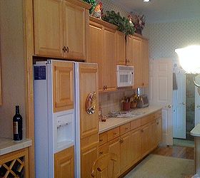 beautiful two tone kitchen, countertops, hardwood floors, kitchen backsplash, kitchen cabinets, kitchen design, kitchen island, Before