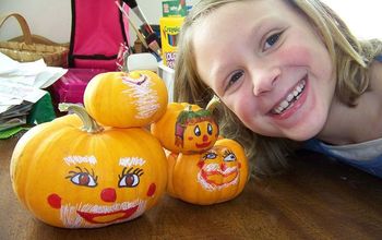 Decorate Leftover Pumpkins With Your Kids for Christmas