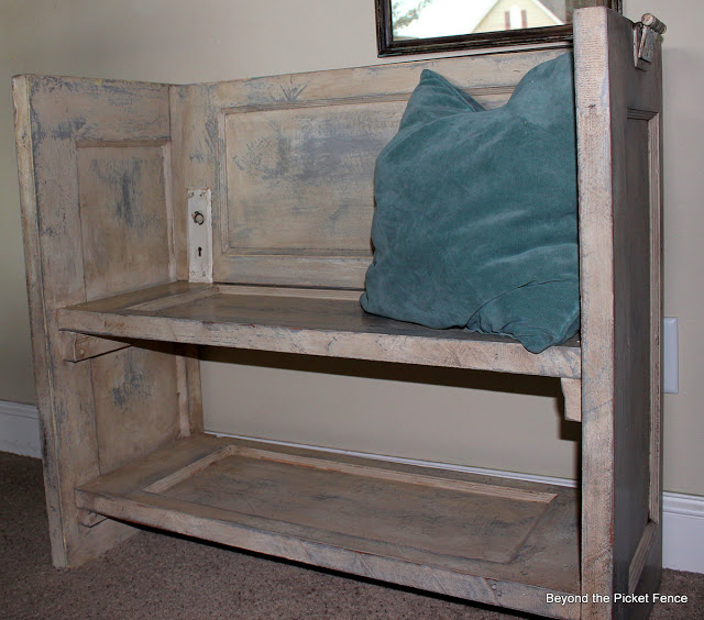 10 bench ideas, diy, how to, painted furniture, repurposing upcycling, rustic furniture, woodworking projects, old door bench