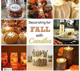 Decorating for Fall With Candles
